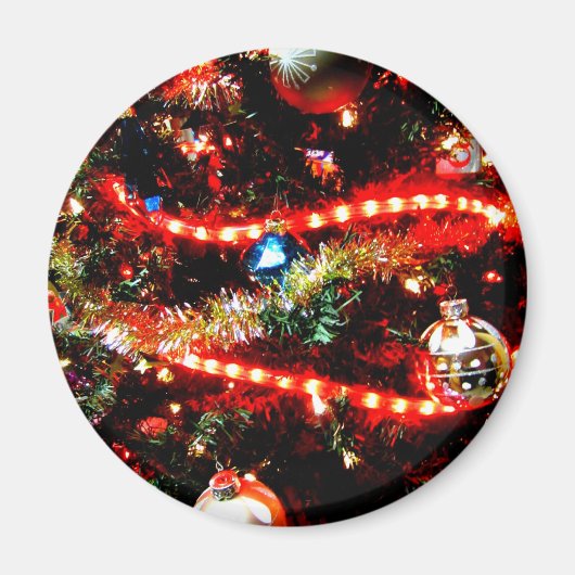 Heldere kerstboom afsnijdsels magneet (Voorkant)