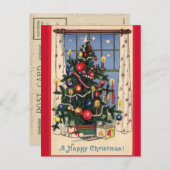 Heldere kerstboom  briefkaart (Voorkant / Achterkant)