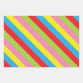 Heldere kerstlampjes met papierbladen inpakpapier vel (Voorkant 2)