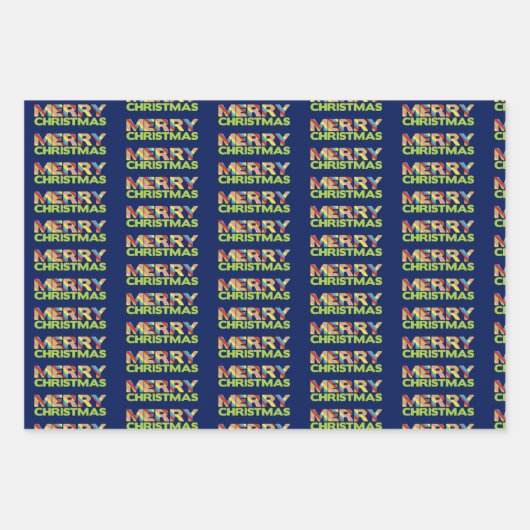 Heldere kerstlampjes met papierbladen inpakpapier vel (Voorkant)