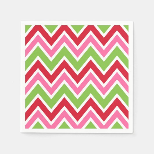 Heldere kerstservetten servetten (Voorkant)