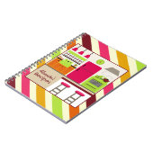 Heldere keuken- en tapes-laptop notitieboek (Linkerzijde)