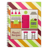 Heldere keuken- en tapes-laptop notitieboek (Voorkant)