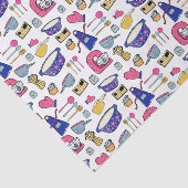 Heldere keuken maakt het patroon van de afschuimba tissuepapier (Detail)