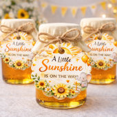 Heldere Kleine Zon Baby Stijl Bedankjes Labels