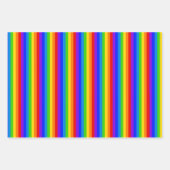 Heldere kleur Kleine regenboogstrepen Inpakpapier Vel (Voorkant 3)