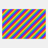 Heldere kleur Kleine regenboogstrepen Inpakpapier Vel (Voorkant)