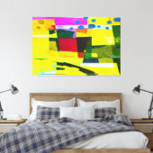 HELDERE KLEUREN 3 Panel Home Kantoor Canvas Wandku Afdruk (Insitu (Slaapkamer))