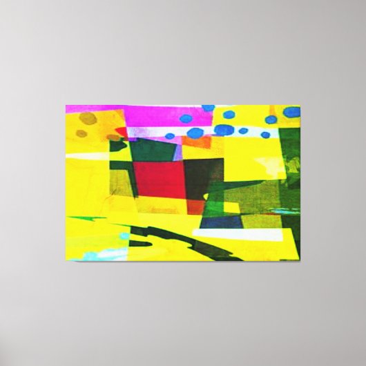 HELDERE KLEUREN 3 Panel Home Kantoor Canvas Wandku Afdruk (Voorkant)
