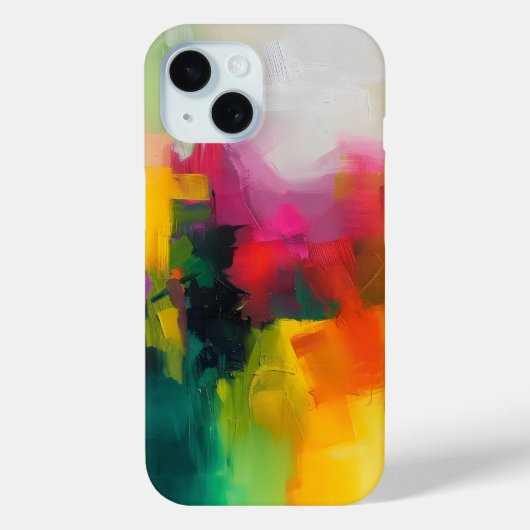 Heldere kleuren Abstracte kunst Case-Mate iPhone Case (Achterkant)