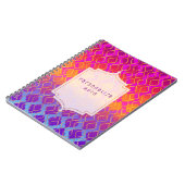 Heldere kleuren - Arabisch Marokkaans Glam - Aange Notitieboek (Linkerzijde)