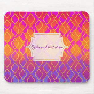 Heldere kleuren Arabisch Marokkaans Glam Indiaans  Muismat