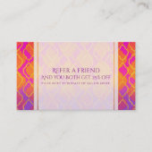 Heldere kleuren: Arabisch Marokkaans Verwijs een b Aanbevelingskaartje (Voorkant)