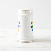 Heldere kleuren Best-est Lolo T-shirts en geschenk Bierpul (Center)