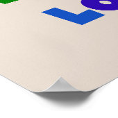 Heldere kleuren Best-est Lolo T-shirts en geschenk Poster (Hoek)