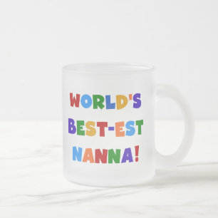 Heldere kleuren Beste Nanna Tshirts Matglas Koffiemok