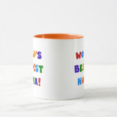 Heldere kleuren Beste Nanna Tshirts Mok (Midden)