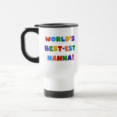 Heldere kleuren Beste Nanna Tshirts Reisbeker (Links)