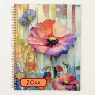 Heldere Kleuren Bloemen 20XX Spiraal Planner