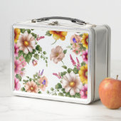 Heldere kleuren en zachte sfeer Metal Lunchbox (In situ)