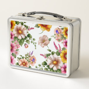 Heldere kleuren en zachte sfeer Metal Lunchbox