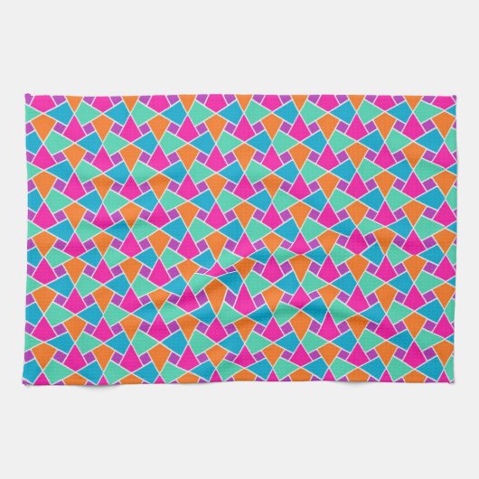 Heldere kleuren: Islamic Pattern Kitchen Towel Theedoek (Horizontaal)