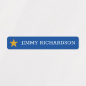 Heldere kleuren Kinder waterdichte naamlabels / la Labels (Design 2)