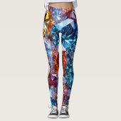 Heldere kleuren, kleurentheorie leggings (Voorkant)