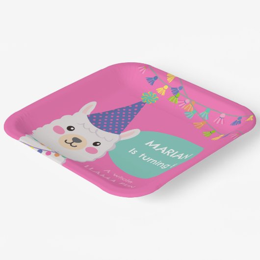 Heldere kleuren lama Papier Bord (Gebogen)