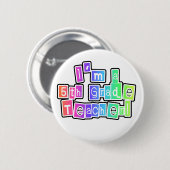 Heldere kleuren leraar 5e graad ronde button 5,7 cm (Voorkant /achterkant)