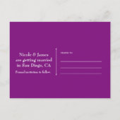 Heldere kleuren Marokkaanse Arabische glam sparen  Aankondigingskaart (Achterkant)