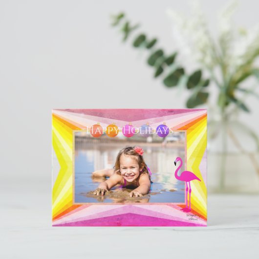 Heldere kleuren met Pelican Holiday Briefkaart (Staand voorkant)