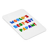 Heldere kleuren Papaw Tshirts en cadeautjes Magneet (Rechterzijde)