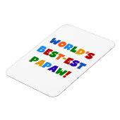 Heldere kleuren Papaw Tshirts en cadeautjes Magneet (Linkerzijde)