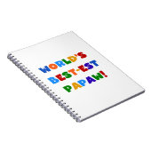 Heldere kleuren Papaw Tshirts en cadeautjes Notitieboek (Rechterzijde)