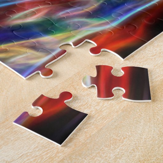 Heldere kleuren Roke Fire Swirl Creative Legpuzzel (Zijkant)
