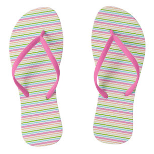 Heldere kleuren Roze Rood Geel Blauw Groen Trendy Teenslippers