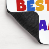 Heldere kleuren 's werelds beste Grampa Gifts Muismat (Hoek)