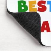 Heldere kleuren 's Werelds beste Gramps Gifts Muismat (Hoek)