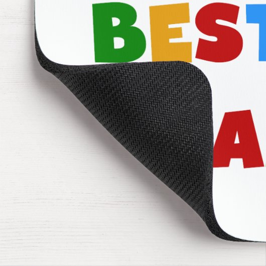 Heldere kleuren 's Werelds beste Gramps Gifts Muismat (Hoek)