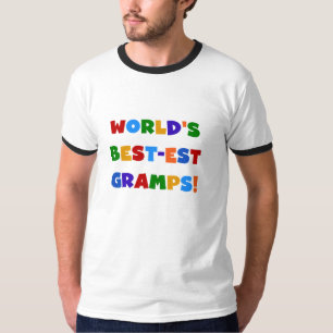 Heldere kleuren 's Werelds beste Gramps Gifts T-shirt
