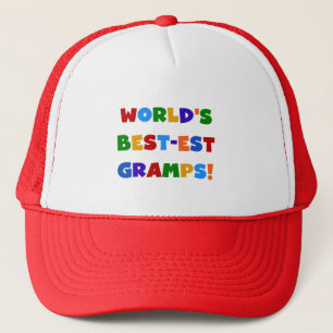 Heldere kleuren 's Werelds beste Gramps Gifts Trucker Pet