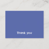 HELDERE KLEUREN SCHATTIGE LLAMA DANK U INFORMATIEKAARTJE (Achterkant)