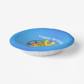 Heldere kleuren Schattigee Cartoon Hagedis Leaf Ve Papieren Kommen (Gebogen)