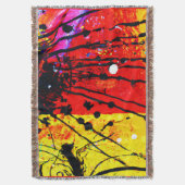 Heldere kleuren schilderen patronen. Bestel nu Deken (Voorkant Verticaal)