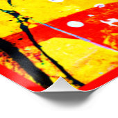 Heldere kleuren schilderen patronen. Bestel nu Perfect Poster (Hoek)