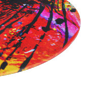 Heldere kleuren schilderen patronen. Bestel nu Snijplank (Hoek)