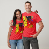 Heldere kleuren schilderen patronen. Bestel nu T-shirt (Unisex)