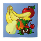 Heldere kleuren van Fruit Wonderful Kitchen Tegeltje (Voorkant)