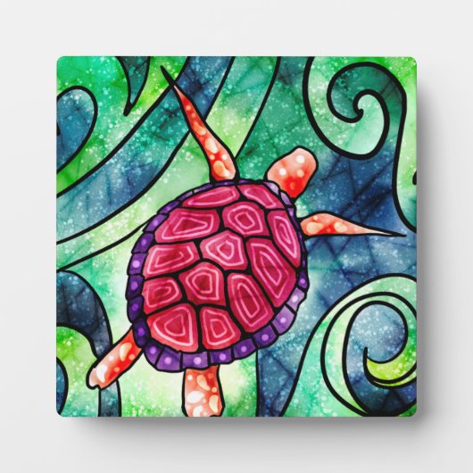 Heldere kleuren voor zee fotoplaat (Voorkant)